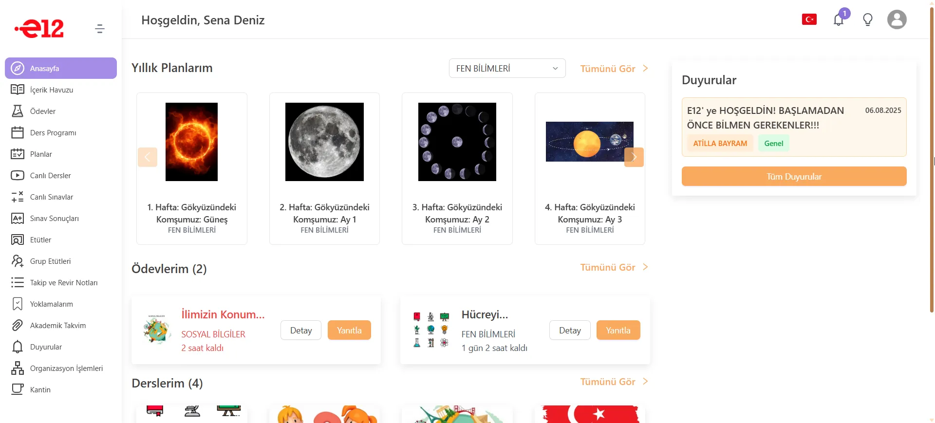 E12 Fen Bilimleri 5. Sınıf Panel içi görsel