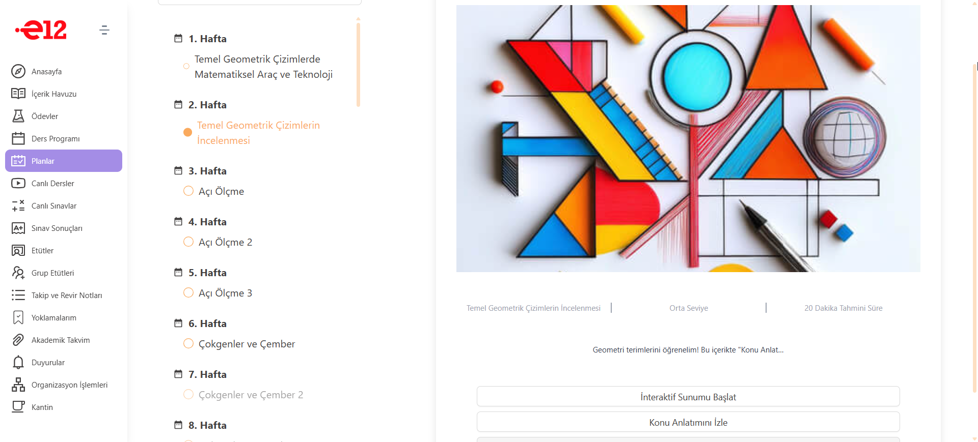 E12 Matematik 5. Sınıf panel içi görsel